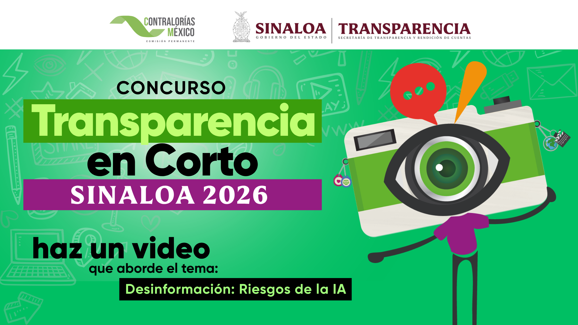 Concurso Transparencia en Corto Sinaloa 2026